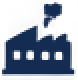Industrial tank farm icon