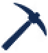 Mining excavator icon