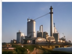 Energy generation facility served by rail