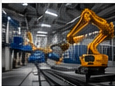 Rail-served manufacturing plant