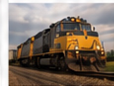 Short line locomotive on branch line track